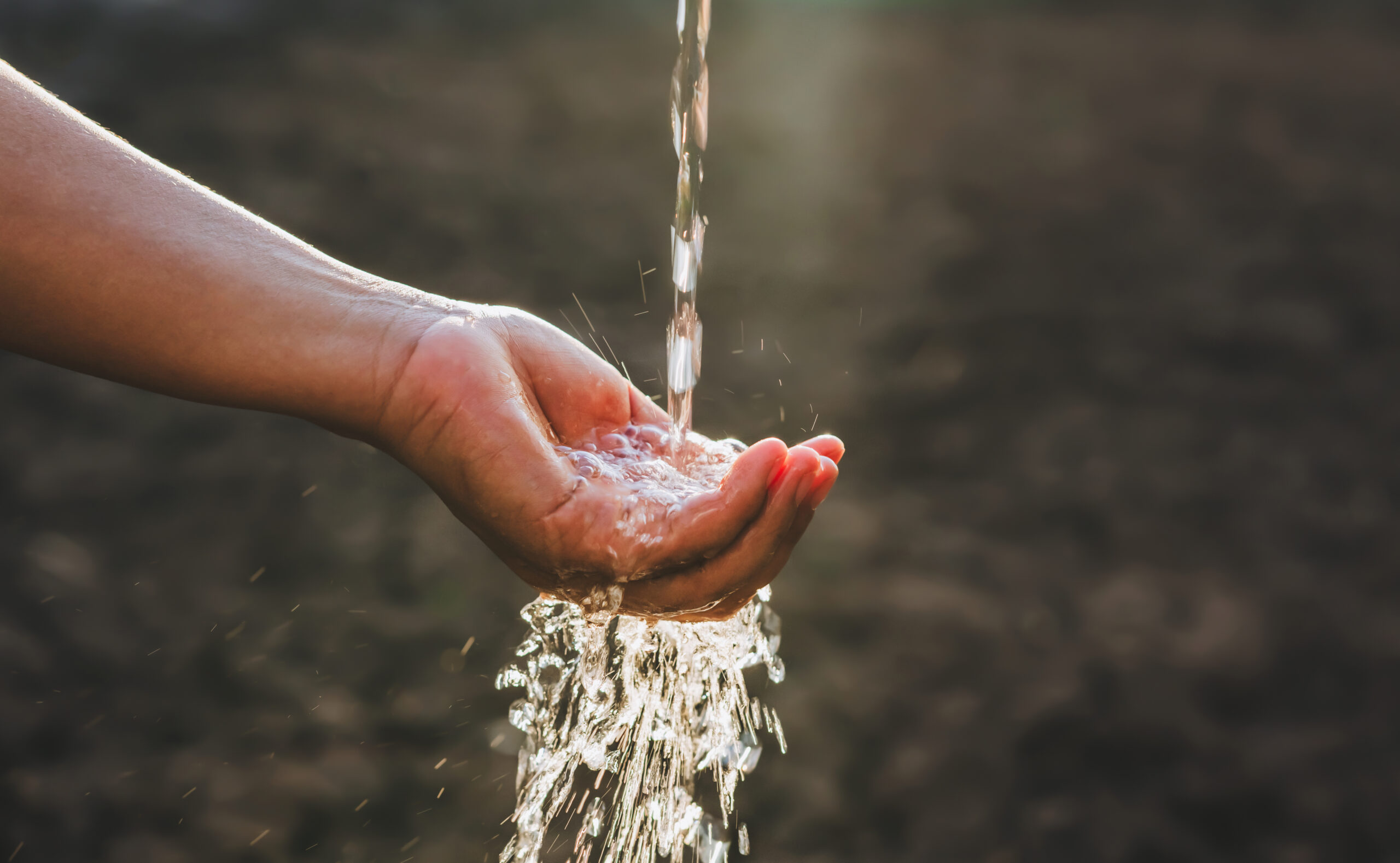 Fresh clean water
