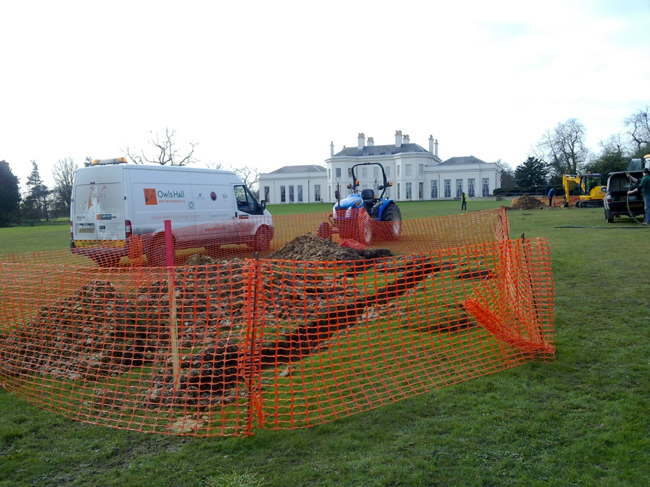 Hylands House Pumped Sewerage System Installation