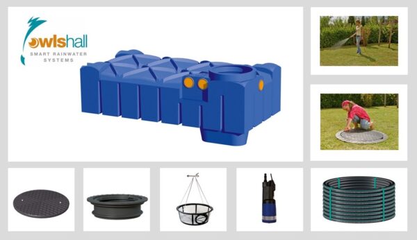 1500L Standard Garden Rainwater Harvesting System