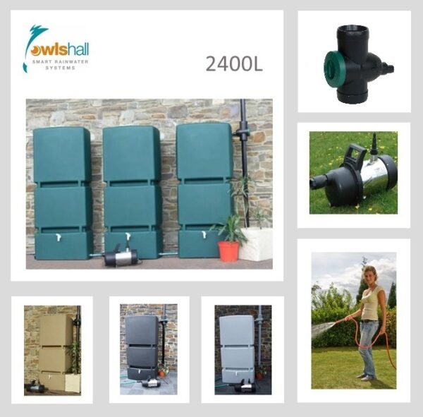 2400L Wall tank system