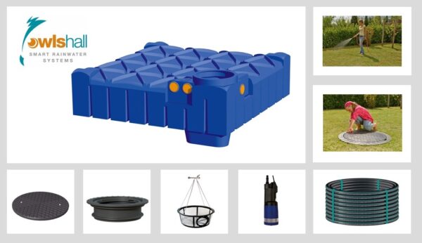 3000L Standard Garden Rainwater Harvesting System