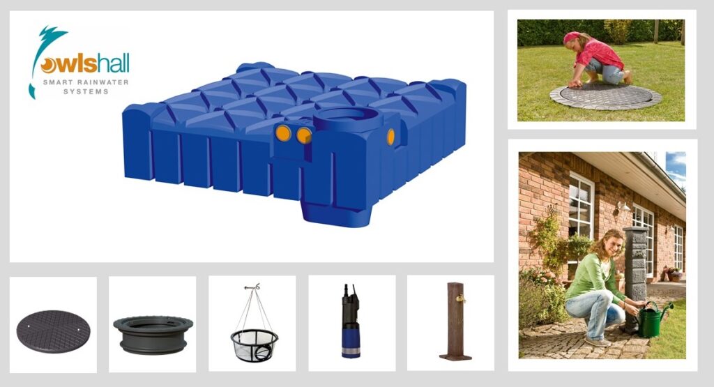 3000L Standpipe Garden Rainwater Harvesting System | Owls Hall