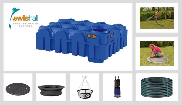 5000L Standard Garden Rainwater Harvesting System